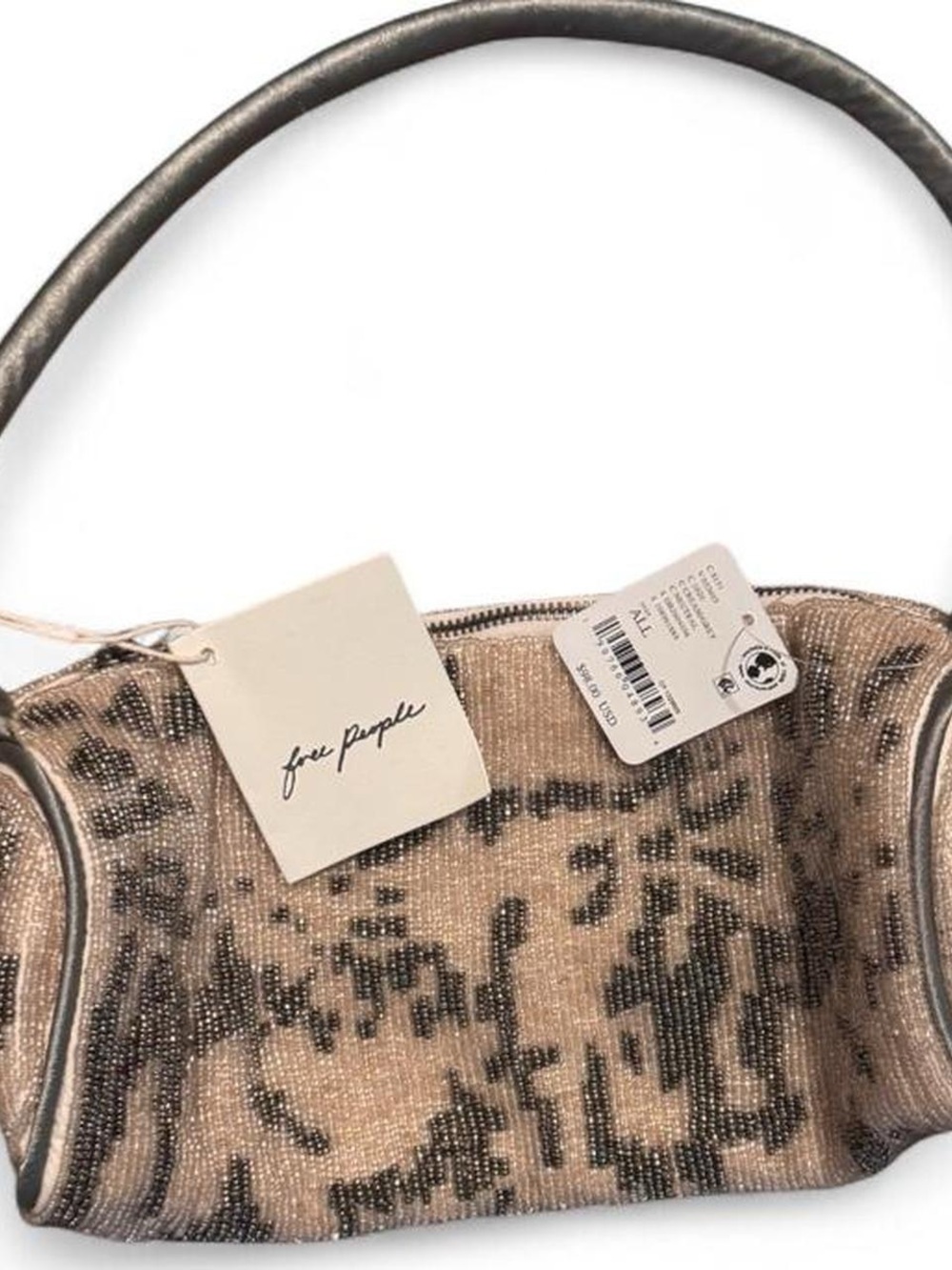 FREE PEOPLE - BAILEY BEADED BARREL BAG